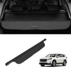 VEVOR Einziehbare Laderaumabdeckung, wasserfeste Kofferraumabdeckung, Sicherheitsschutz für Honda CRV 2023-2025 5-Seater, UV-beständige Kofferraumabdeckung aus Aluminiumlegierung & PVC-Lederstruktur