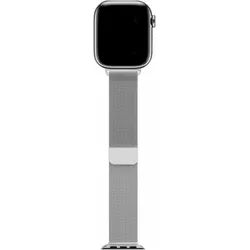 DECODED Smartwatch-Armband Milanaise Traction Strap Black 42/44/45/49mm silberfarben