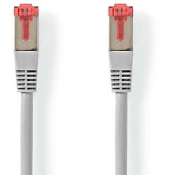 Nedis Cat 6 Kabel | RJ45 Stecker | RJ45 Stecker | S/FTP | 2.00 m | rund | PVC | Grau | Aufhänger