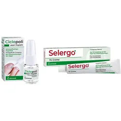 Ciclopoli gegen Nagelpilz (6.6 ml) + Selergo 1% (20 g)