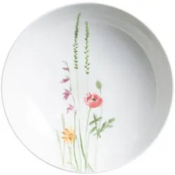 KAHLA Suppenteller Wildblume 21 cm, (1 St), Made in Germany gelb|grün|rot