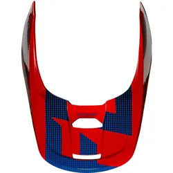 FOX V1 Oktiv Jugend Helmschirm, rot