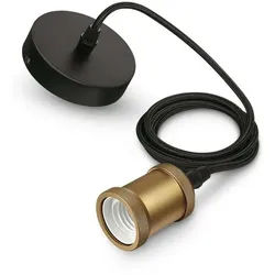 Vintage Cord Pendelleuchte Gold - Philips