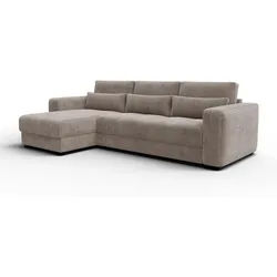 ECKSOFA OLI 4-Sitzer links, taupe