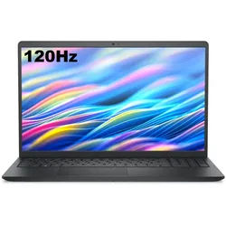 Dell Dell 15 Laptop Intel Core 3, 4,7 GHz, 8 GB DDR4, Windows 11 Home Notebook (39,6 cm/15,6 Zoll, Intel Core 3 100U, Intel® UHD, 8 GB, 512 GB SSD, Numpad, 120 Hz Full HD Monitor, Kartenleser, HD Webcam) schwarz