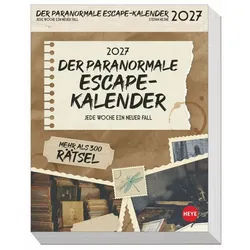 HEYE Abreißkalender Stefan Heine Der paranormale Escape-Kalender 2027