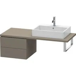 Duravit L-Cube Unterschrank für Konsole Flanell Grau Seidenmatt 520x547x400 mm - LC583709090 LC583709090
