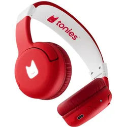 tonies Bluetooth-Kopfhörer für die Toniebox 2 Kinder-Kopfhörer rot
