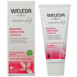 WELEDA Zahnpasta WELEDA Ratanhia Zahncreme 75ml PZN 00506550