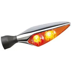 Kellermann Rück-, Bremslicht, Blinker Einheit Micro Rhombus DF, chrom, hinten rechts, silber für Männer