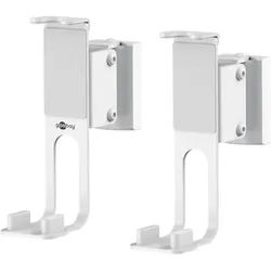 Goobay Lautsprecher-Wandhalterung One Sound Flex, weiß - 2 Stück, kompatibel mit dem Sonos One und Sonos One SL, sichere und voll flexible Lautsprecherhalterung