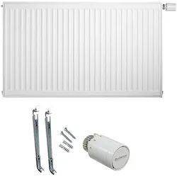 Buderus Logatrend VC-Profil.2 Ventil-Heizkörper H 600 mm L 400 mm Typ 11 - 324/205 Watt - Set mit Thermostatkopf rechts