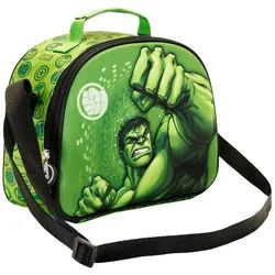 Karactermania Umhängetasche Marvel Hulk Vorschultasche Frühstückstasche Kindergartentasche, Isolierende Innenauskleidung grün