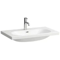 Laufen Lua Waschtisch H8100870001421 80x46cm, unterbaufähig, weiß, ohne Überlauf, ohne Hahnloch