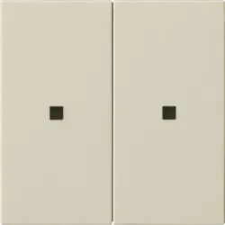 Gira KNX RF Bedienaufsatz 2-fach Cremeweiß 510701