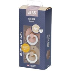 Bibs Anatomisch geformter Sauger Glow Vanille - Blush 0-6 Monate