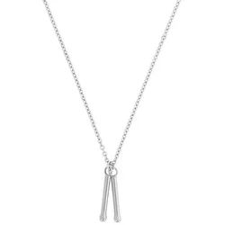 Amor Kette mit Anhänger Scorpions by Amor, Schlagzeugstöcke/Drumssticks Design silberfarben