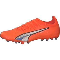Puma Herren Fußballschuhe Ultra Ultimate MG 107214-01 46.5 - Ultra Orange-Puma White-Blue Glimmer - 46.5
