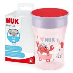 NUK Trinklernbecher Magic Cup Girl - Trinkbecher - 230 ml - rot