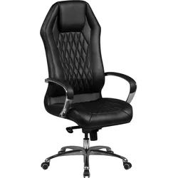 Chefsessel Monterey Schwarz/Lederlook
