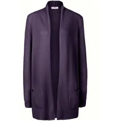Le gilet 100% laine vierge Peter Hahn violet