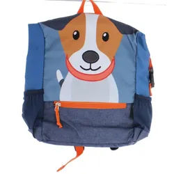 MICA Kinderrucksack Kinderrucksack Hund - aus Textil - ca. 23/36 x 32 x 10 cm blau