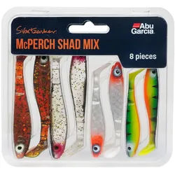 Abu Garcia Kunstköder Abu Garcia McPerch Shad Mix - 8 Gummifische im Set