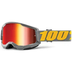 100% Strata 2 Extra Izipizi Motocross Brille, grau für Männer