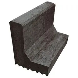 Diephaus Bordstein, Beton, HxBxL: 24 x 40 x 18 cm - grau