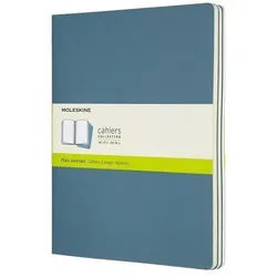 MOLESKINE Notizbuch Moleskine Cahier Notizhefte Blanko, Xlarge, Kartoneinband, 3er Set,...