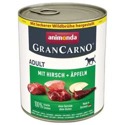 ANIMONDA GranCarno Adult Dog Geschmack: Hirsch + Apfel 800g
