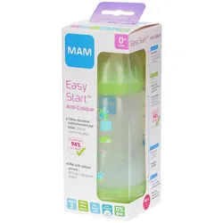 MAM Anti-Kolik Flasche 260 ml 0-6 Monate Motiv Grün