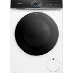 SIEMENS Waschmaschine iQ700 WG56B20G0, 10 kg, 1600 U/min, Antiflecken-System, Mini Load, reduzierte Knitterfalten schwarz
