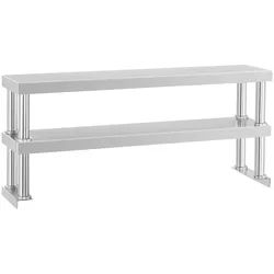Royal Catering Aufsatzbord - 120 cm - 2 Ablagen