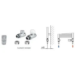 SET Nr. 110 CR Anschluss für Kunststoffrohre