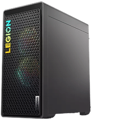 Lenovo Legion Tower 5 Gen 8 AMD Processeur AMD Ryzen 7 7700 3,80 GHz jusqu?à 5,30 GHz, Windows 11 Famille 64, Disque SSD 512 Go, M.2 2280, PCIe Gen4 Performance TLC