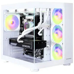 Cougar FV150 WT 7898 AMD Ryzen 9 9950X3D 32GB DDR5 1TB SSD RTX 5080 Gaming-PC (AMD Ryzen 9 9950X3D, RTX 5080, 32 GB RAM, 1000 GB SSD, Wasserkühlung, Windows 11, DDR5 RAM, Wasserkühlung) weiß