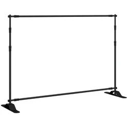 vidaXL Fotostudio-Box 305 x 243 cm Hintergrundstativ Schwarz 305x243 cm Stahl Fotograf Zubeh schwarz