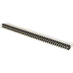 SL 2X40G 2,54 - 2x40pol.-Stiftleiste, gerade, RM 2,54