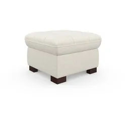 sit&more Hocker Luxor, auch erhältlich in dem besonders leicht mit Wasser zu reinigen beige