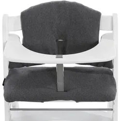 Hauck Hochstuhleinlage , Grau , Textil , 2-teilig , Streifen , 44x24 cm , Babymöbel & Kindermöbel, Babyzimmer, Hochstühle