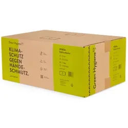 Green Hygiene® FRIEDA Falthandtücher, 2-lagig, V-Falz Handtuchpapier aus 100% recyceltem Papier, 1 Karton = 20 Packungen à 200 Tücher