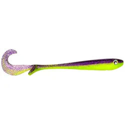 Zeck Fishing Kunstköder, Baby Butcher 14cm Purple Chartreuse Gummiköder 14 cm