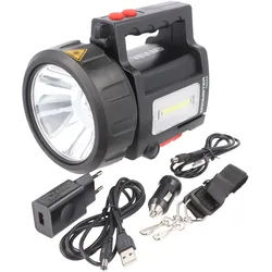 Velamp DOOMSTER TREKK: Aufladbare Handleuchte anti blackout LED CREE 10W 735 Lum., power bank