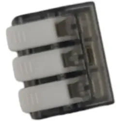 Installationsklemme 4mm2 3-polig 10 Stück elektrische Klemme 450V 32A 6591 schnelle sichere Kabelverbindung E03-P053-10