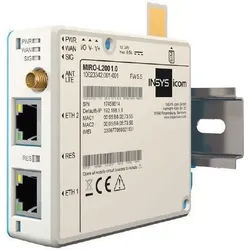 INSYS icom MIRO-L100, LTE-Mobilfunk-Router, EMEA-Frequenzen, VPN, 1x Ethernet 10/100BT, 1x DI, 1x DO (10022846)