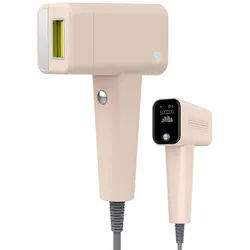 Vulpés IPL-Haarentferner Elysea, Ultraschnelle Enthaarung mit Hauttyp-Erkennung, 3J-Garantie, 1× IPL Elysea, Schutzbrille, Rasierer & digitale Anleitung (QR-Code), Ultraschnell 1,5 Blitze/s, Hauttonsensor, Kühlung, 500.000+ Impulse rosa