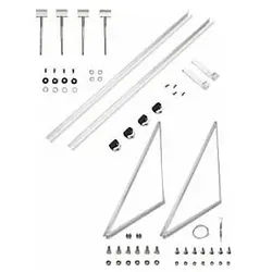 Buderus Aufdach-Aufständerung Grund-Set für SKN4.0-s / SKT1.0-s - Anhebung um 15°, 20° bzw. 35° - Wellplatten/Blechdach - 7736614815