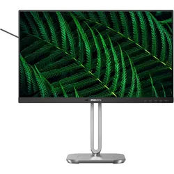 Philips 24B2G5200/00 - 24 Zoll Full HD Monitor, höhenverstellbar, Lautsprecher, Adaptive Sync (1920x1080, 75 Hz, 1x HDMI 1.4, 1x DisplayPort 1.2)