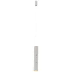 Akku-Led-Hängeleuchte , Weiß , Metall, Kunststoff , F , 4x60-200x4 cm , Schutzklasse II (Schutzisoliert) , 3 Helligkeitsstufen , Lampen & Leuchten, Innenbeleuchtung, Hängeleuchten, Pendelleuchten